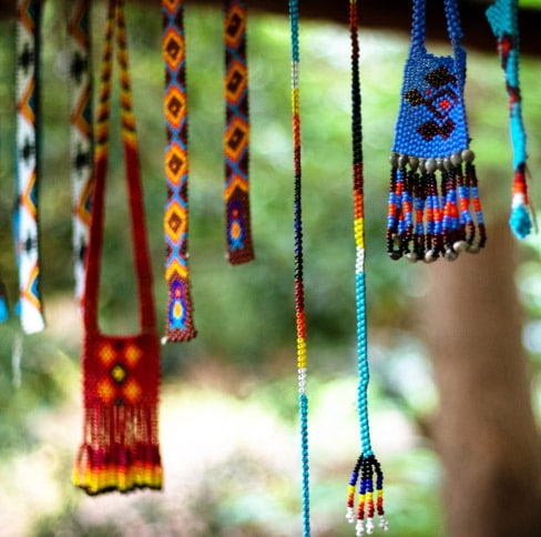 beaded designs hanging