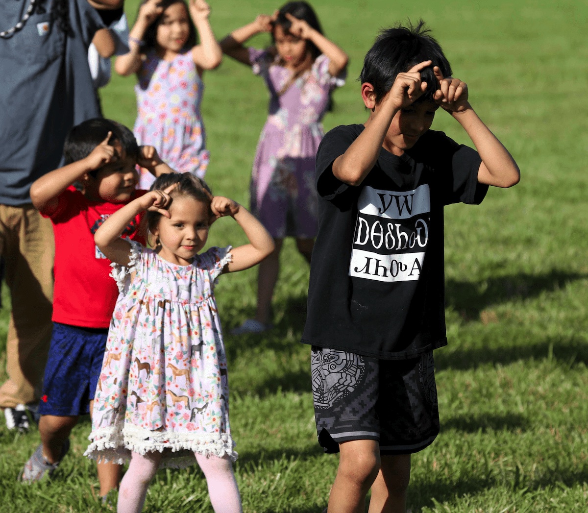 children in Cherokee