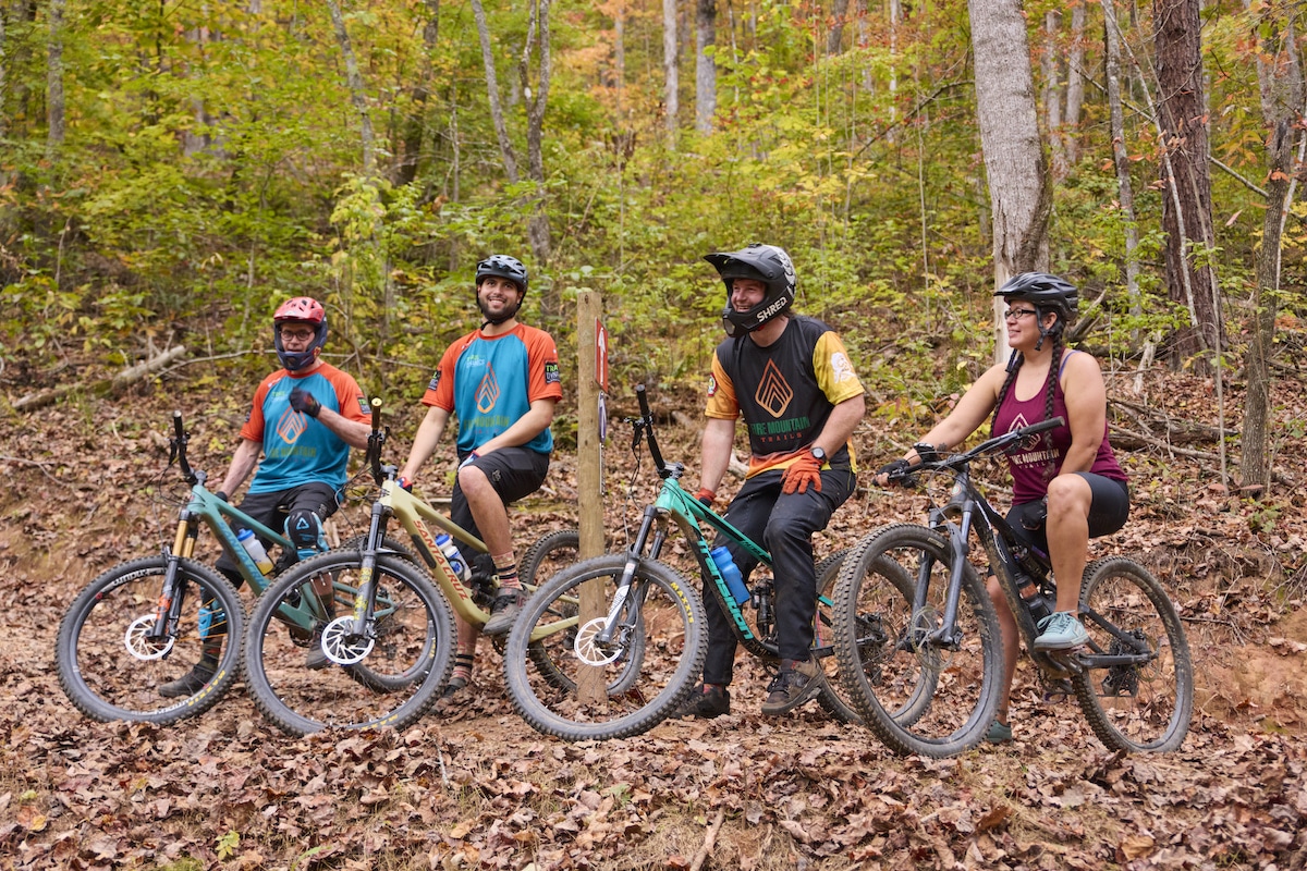 bikers at fire mountain trails