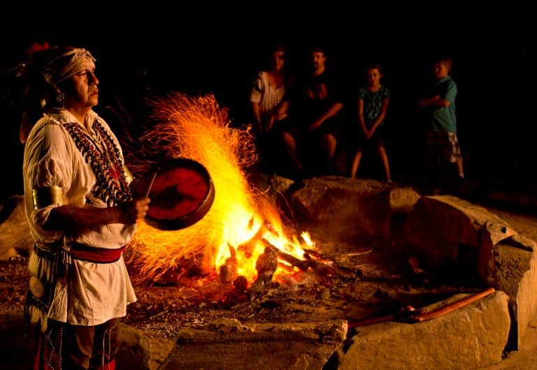 gather around the fire cherokee bonfire storytelling series