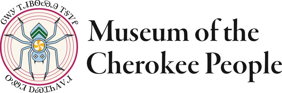 horizontal full color museum of the cherokee people logo