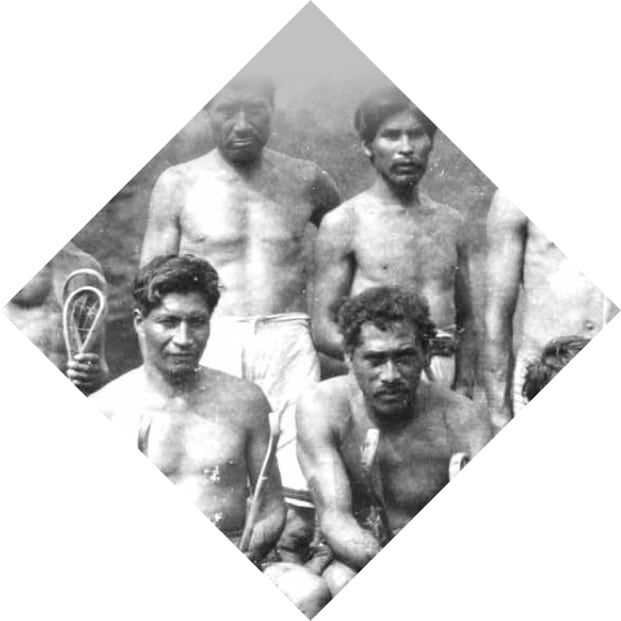 old black and white photo of a group of men